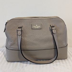 KATE SPADE Pebbled Leather Satchel